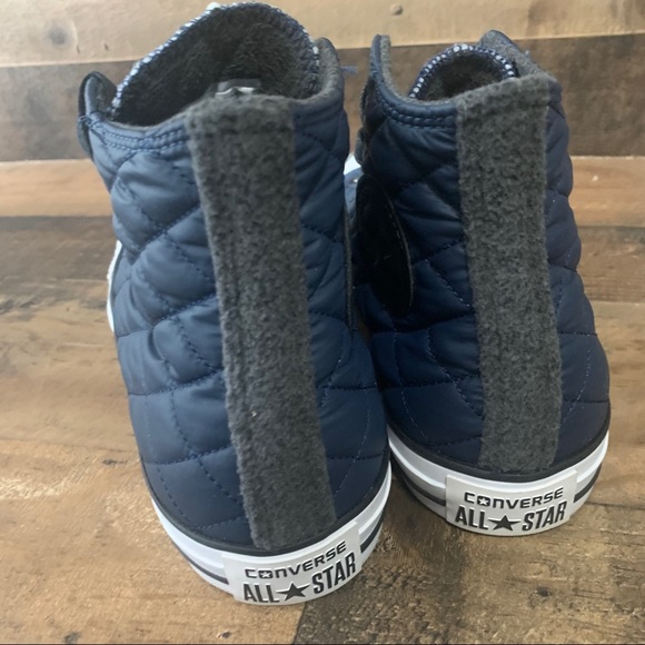 Converse All Star High Top Navy Mens Sz 8 - Picture 6 of 9